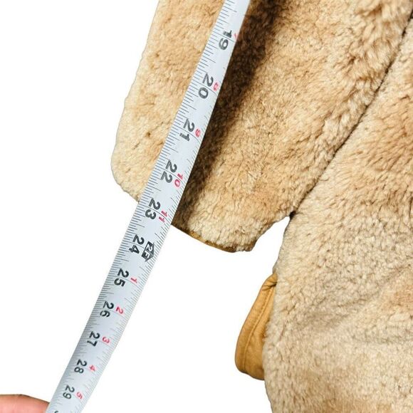Anthropologie Amina Sherpa Coat Size Large - Picture 9 of 10